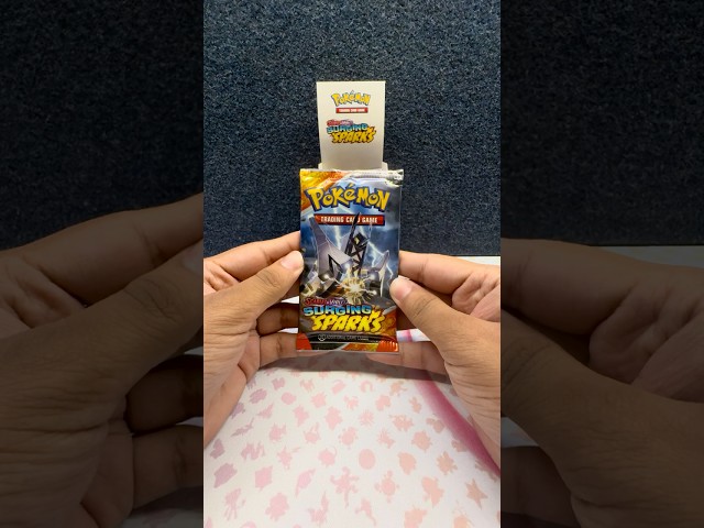 Day 12 of opening POKEMON booster packs! - Surging Sparks #shorts #pokemontcgcommunty #pokemon