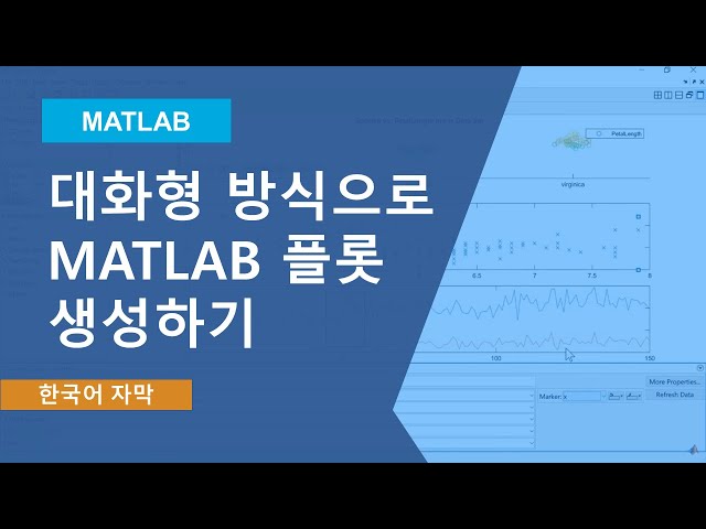 대화형 방식으로 MATLAB 플롯 생성하기