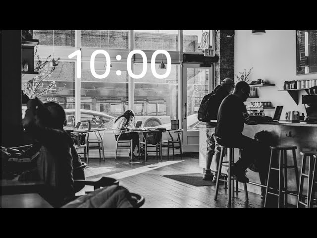 10 minute Timer | Laid Back Jazz Music | Study, Break, Sleeping | 10분 타이머 | 편안한 재즈음악, 마음 안정, 휴식, 힐링