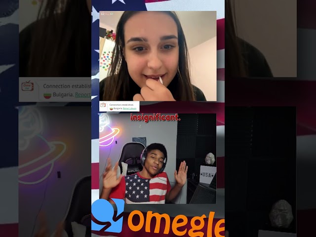 (Part1) This is Why America is #1  #omegle #ometv #shorts