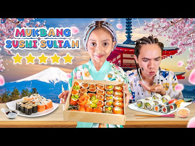 LEIKA TRIES VIRAL TASTY EXPENSIVE SUSHI IN BALI WITH TOMPEL 😍 FUNNY KIDS REACTION