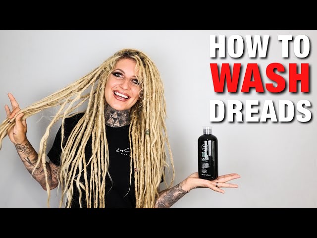 everything you *need to know* about WASHING YOUR DREADS🫧