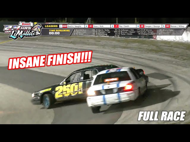 Summit Racing 2.4 Hours of LeMullets 2021 - Kurt Busch Wins on the Last Lap!!!! (Full Race)