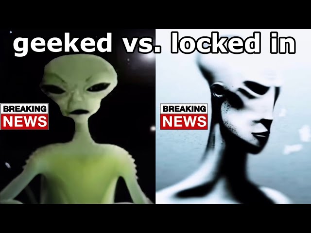 Geeked alien vs Locked in alien