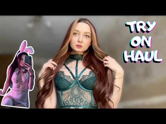 Transparent Lingerie Try On Haul - barış bra try on 2025