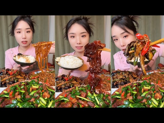 chinese korean food eating video | muckbanking asmr chinese food | chinese village cooking videos