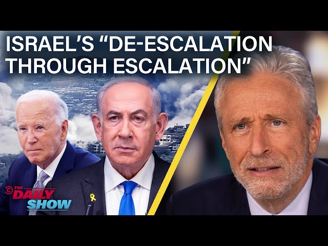 Jon Stewart on Israel's Widening War & Biden Admin's Stalled Ceasefire Attempts | The Daily Show