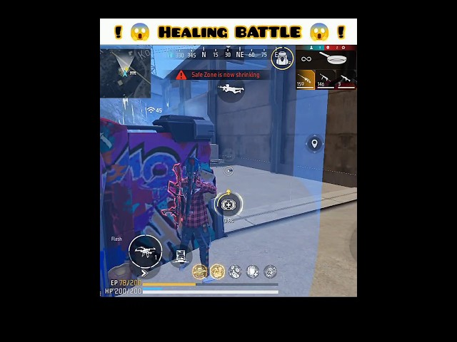 Br Rank Last Zone Healing Battle challenge Booyah #shorts #viral #freefire👍🙏🙏