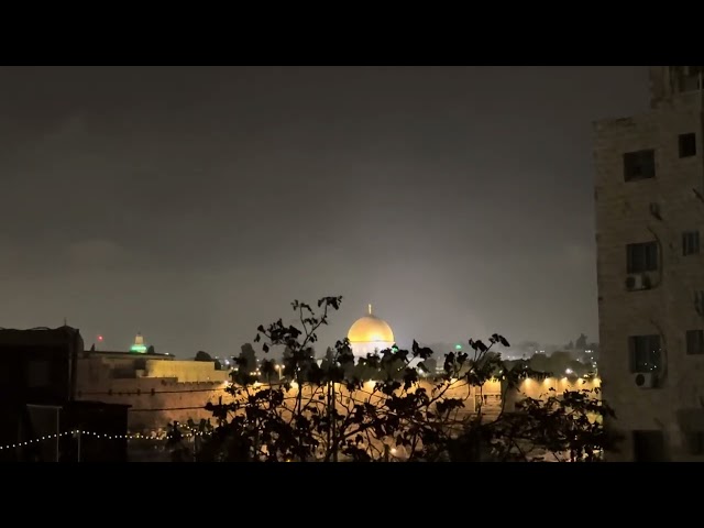 IAF Fighter Jets flying over Jerusalem