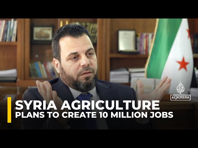 Syria plans 10 million agriculture jobs, climate action and water treaty reforms says new minister