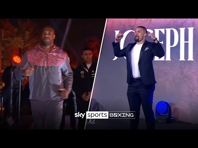 Daniel Dubois & Joseph Parker make their GRAND ARRIVAL! 🔥