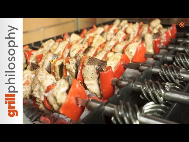 Atlantic bonito spit-roast kontosouvli | Grill philosophy