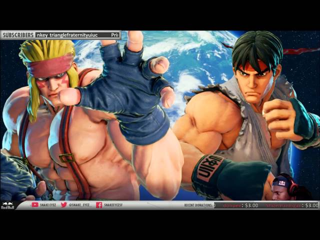 [4/11/16] Street Fighter V Stream: Alex, Zangief, and Ryu (Part 5)