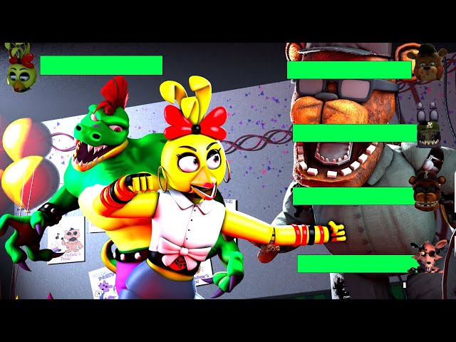 [SFM FNaF] Top 5 San Andreas VS Fights WITH Healthbars