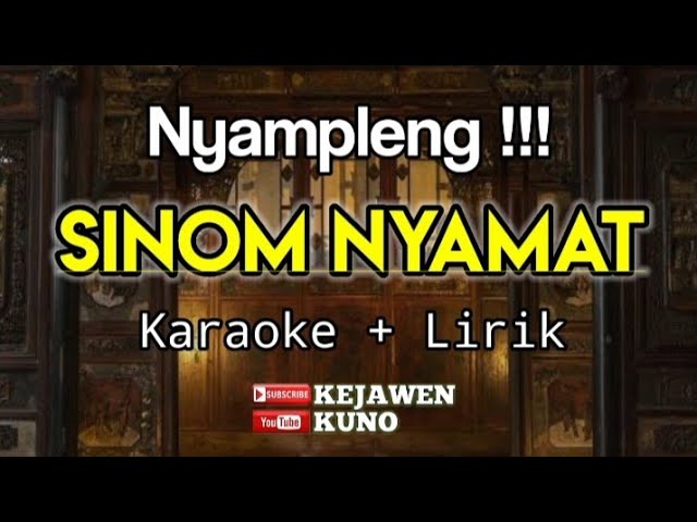 Sinom Parijotho || Karaoke + Lirik || Campursari Tambane Ati