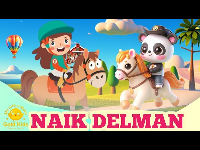 NAIK DELMAN - LABUBU - TEK KOTEK ANAK AYAM | LAGU ANAK ANAK INDONESIA TERBAIK | GoldKids