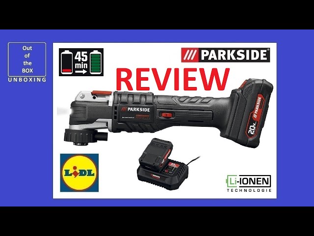 Parkside Performance Cordless Multifunction Tool 20V PAMFWP 20-Li A1 REVIEW (Lidl 45 min 2500mAh)