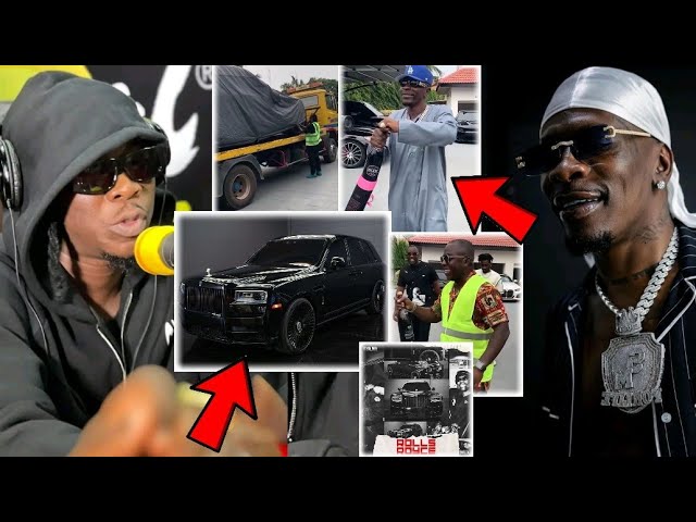 Shatta Wale's Rolls Royce Has Finally Landed and Stonebwoy Is being dragged