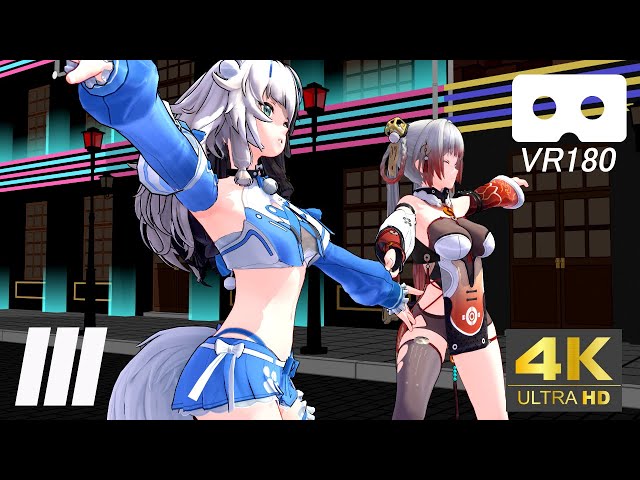 [MMD][VR180] 水着イチェルとブブでIII [4K]