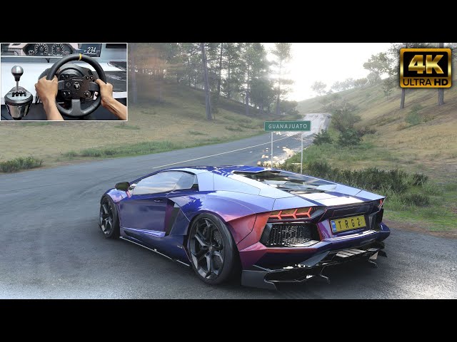 Lamborghini Aventador LP700-4 - Forza Horizon 5 | Steering Wheel Gameplay[4K60FPS]