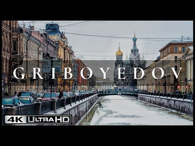 ⁴ᴷGriboyedov Canal - The oldest House of Books Russia, St Petersburg Walking