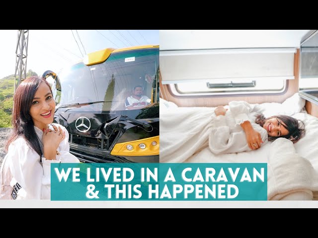 24 HOURS in a CARAVAN in KERALA 🚘