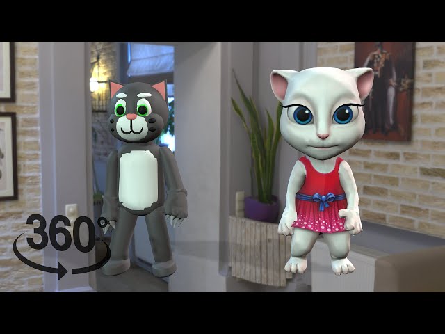 Coffin Dance Meme / Talking Angela Talking Tom / VR360°