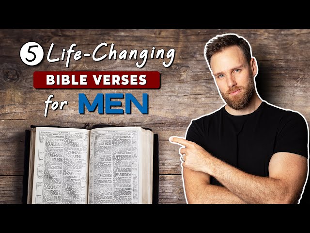 5 BIBLE VERSES every CHRISTIAN MAN NEEDS to KNOW