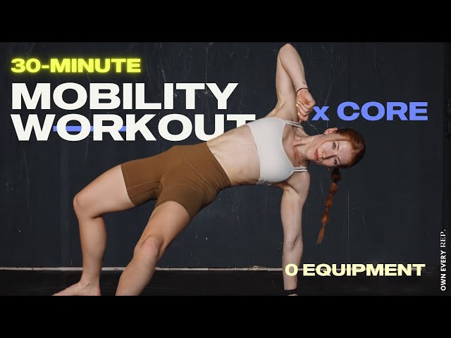 30 Min. Full Body Mobility x Core Workout | Intermediate, No Equipment