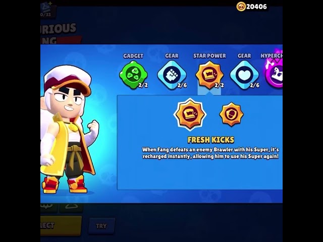 The Best Build For Every Brawler-Part 56 (Fang) #brawlstars #shorts