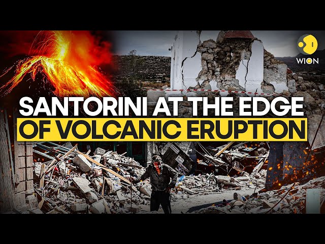 Santorini Earthquake LIVE: Greece At The Verge Of Volcanic Eruptions | Greece Earthquake News | WION