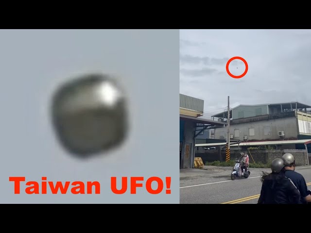 UFO Hovering Over City Street In Hualien, Taiwan Oct 4, 2024, UAP Sighting News.