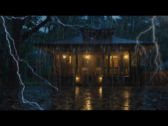 Rain Sounds for Sleeping - Thunderstorm Rain Sounds for Deep Sleep ASMR RAIN