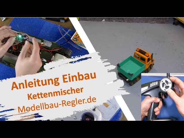 Anleitung Tutorial Kettenmischer V-Mischer Modellbau-Regler.de Einbau