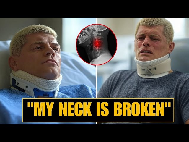 "I WONT SURVIVE " CODY RHODES MAKES A DISTURBING ANNOUNCEMENT FROM HIS HOSPITAL BED