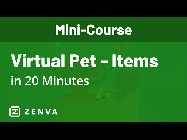 PYGAME Mini-Course - Virtual Pet Project