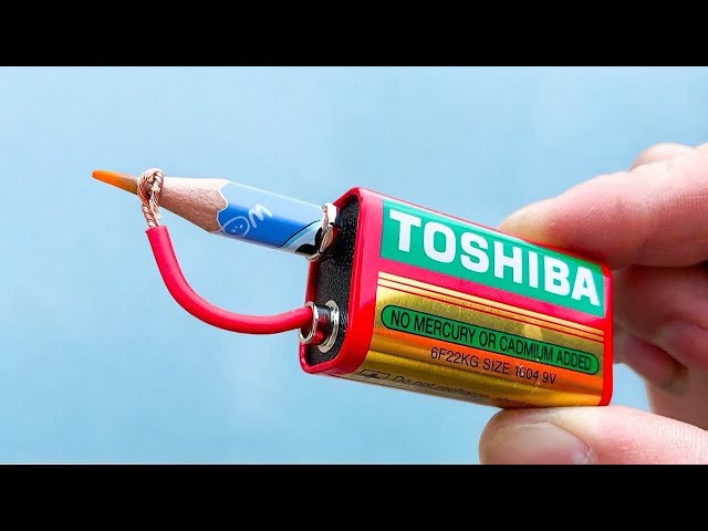 Don't throw away old batteries. How to make a simple mini welding machine with batteries