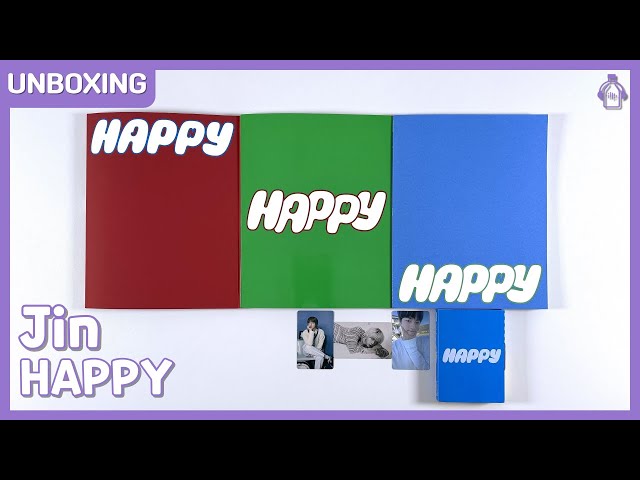 Jin (BTS) 'HAPPY' Standard & Weverse Albums Versions + withmmu Lucky Draw #Unboxing (16/11/2024)