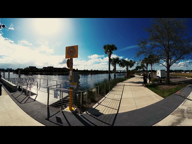 360 Tampa Bay Virtual Bike Tour through the River Walk in Florida | Virtual Bike Tour | VR Bike Ride