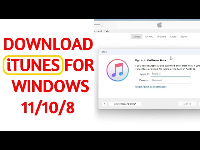 How to Download iTunes for Windows 11/10/8 | Laptop & Desktop