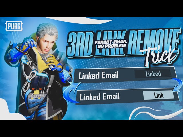 Third Link Remove Trick | How to remove 3rd link Email/phone  | PUBGM