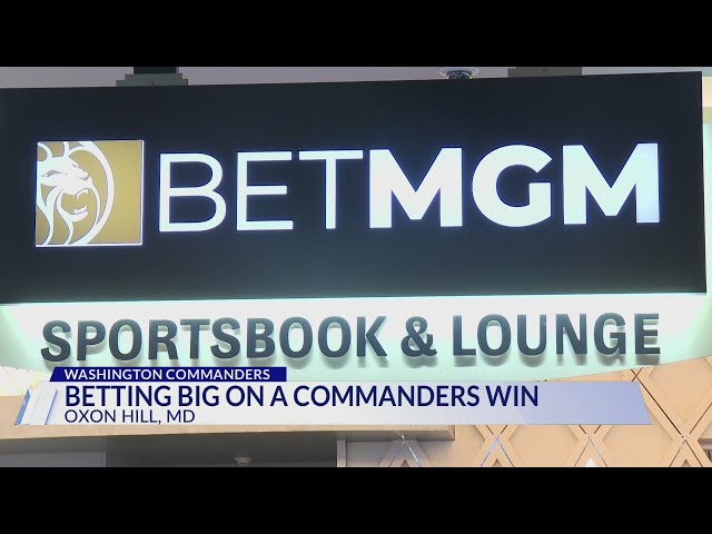 Betting big on a Commanders win