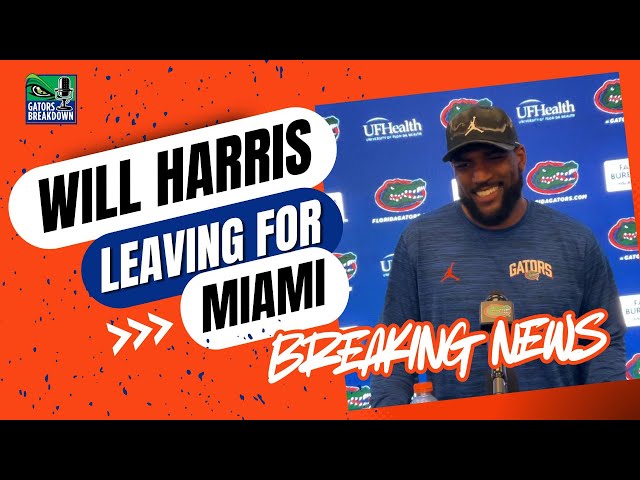 BREAKING: Florida Gators DB Coach Will Harris Leaving for Miami