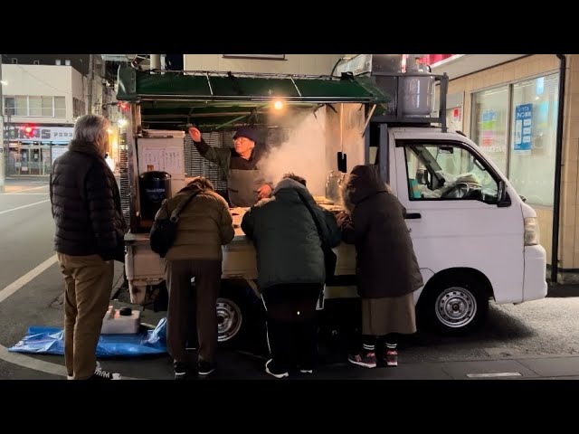 Ramen Stall with a history of half a century - Japanese Street Food - Old Style Yatai Ramen