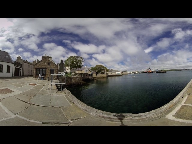 Kirkwall Orkney- 360 Video [Royalty Free Stock Footage] $350 [4K VR Stereoscopic 3D]