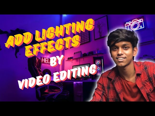 Rgb light effect video | Lighting setup for youtube videos | video editing