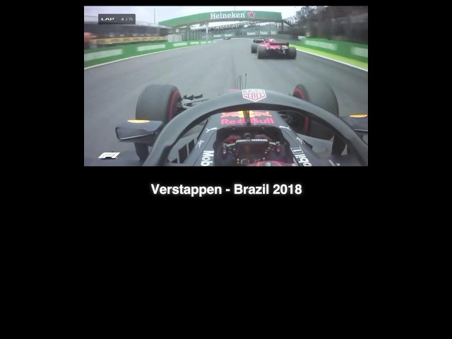 THIS IS BRAZIL, MAX VERSTAPPEN ONBOARD⚔️🏎️ #f1 #maxverstappen #braziliangp #overtake