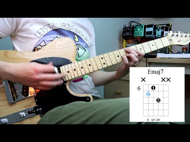 My Favorite Guitar Chords For Midwest Emo / Math Rock in Standard Tuning