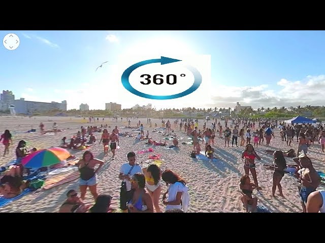 Miami South Beach 360 VR Video Spring Break 2019