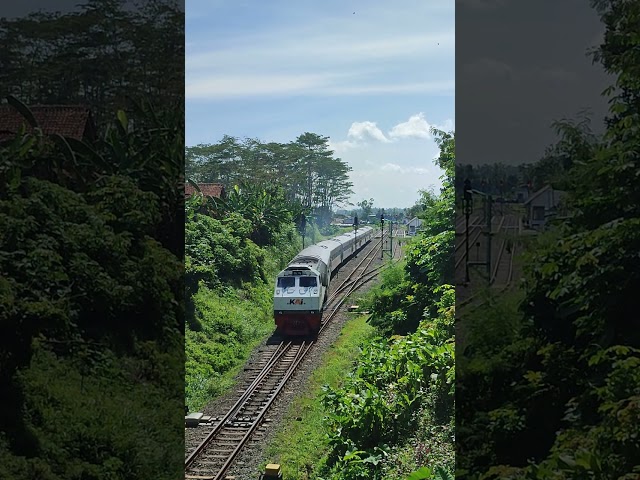 KA Serayu diberangkatkan dari Stasiun Awipari | Video Kereta Api